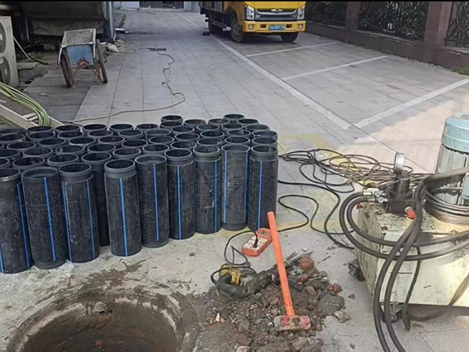 前海街道PE置换管厂家 DN315置换管 非开挖管短管置换